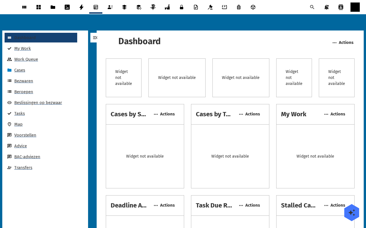 Procest dashboard